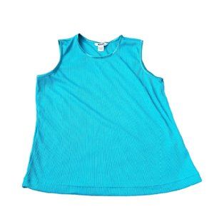 Alia Sport Athleisure Sleeveless Ribbed Top